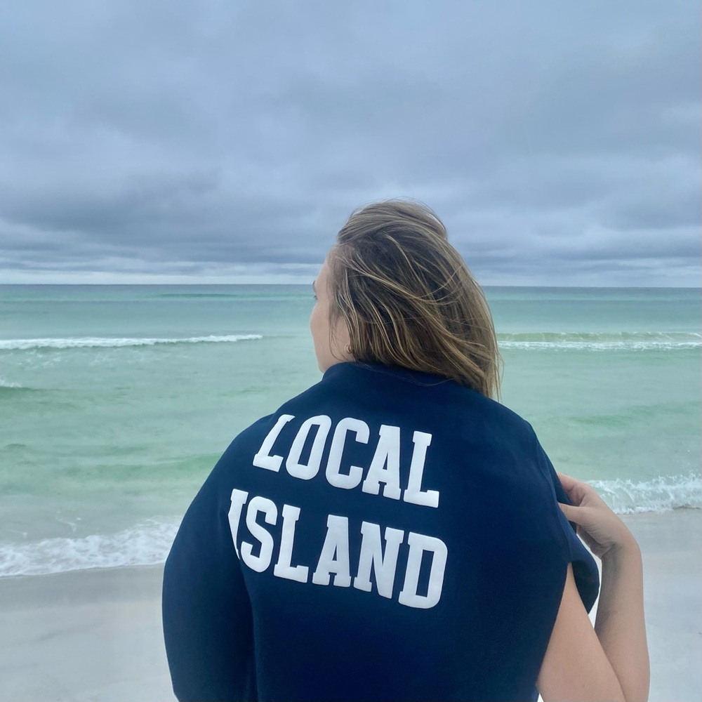 NWT Navy 'Local Island' Sweatshirt